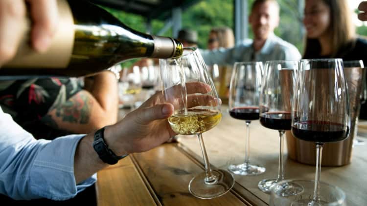 Wine tasting