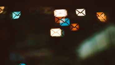 Digital image that shows a few sent envelopes.