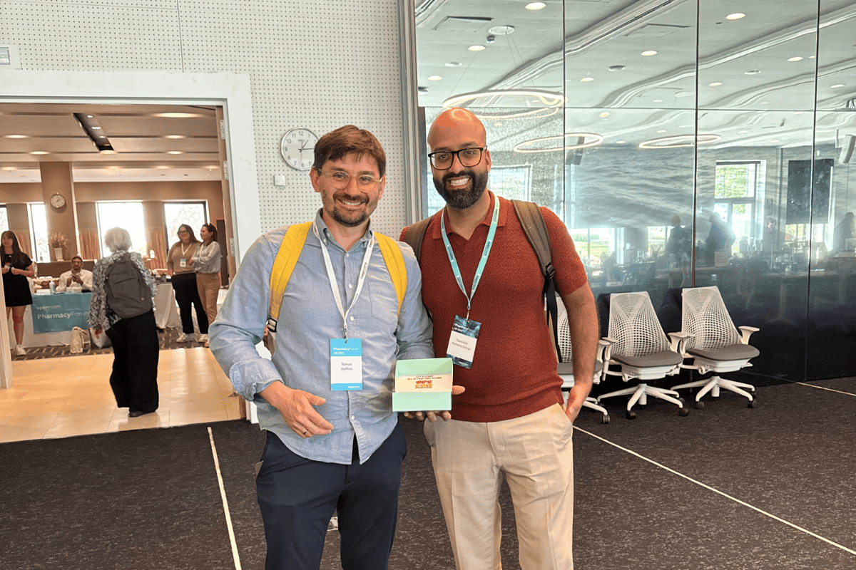 Tomas Rosputinsky, CEO Staffino and Navinder Matharu from Alchemy Group.