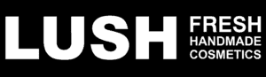 The logo of Lush, handmade cosmetics retail brand.