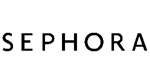 The logo of Sephora, cosmetics retail brand.