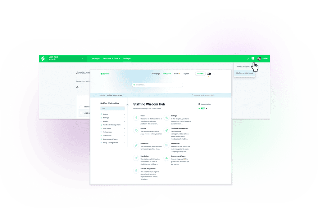 Wisdom hub support